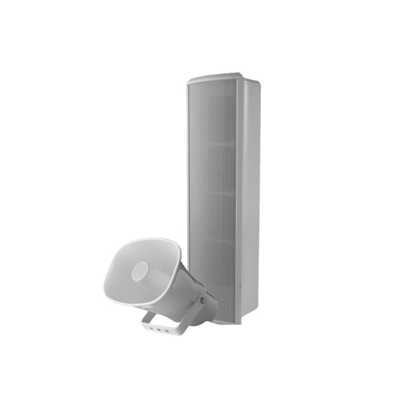 Bocinas de un sistema de audio evacuación PA/VA