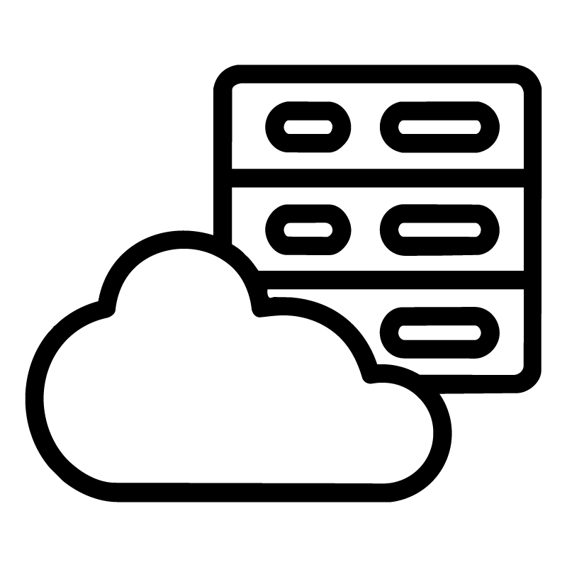 Icono de centro de datos