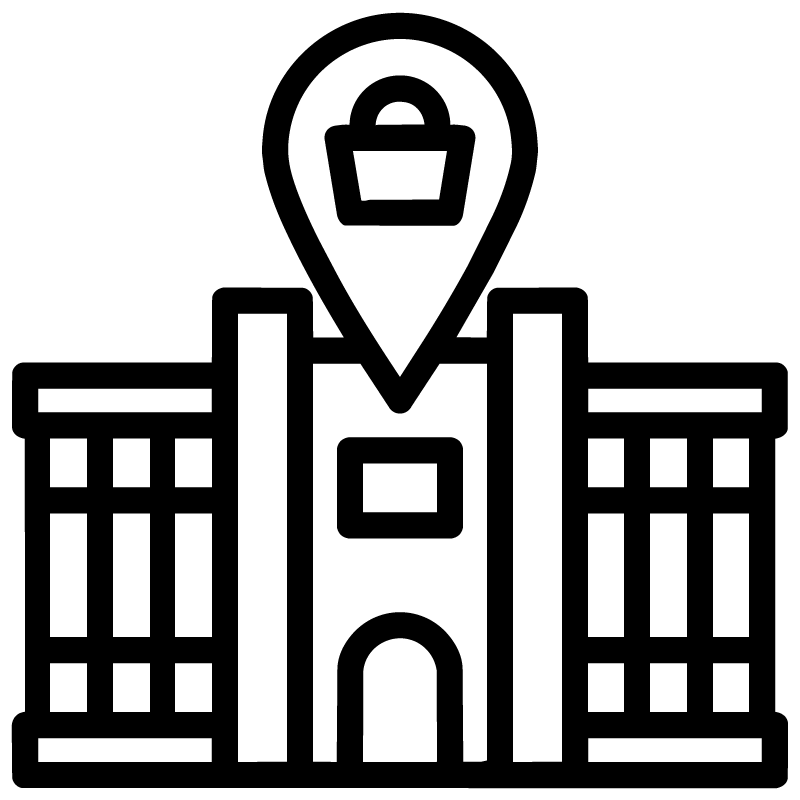 Icono de centro comercial