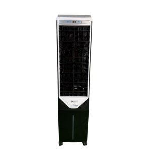Enfriador de aire evaporativo AEROBREEZE 2500 en formato torre, vista frontal
